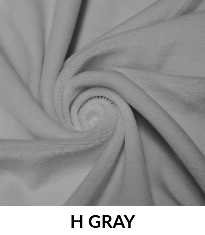 VLA724 CVC Velour Fabric - Soft Stretch Velour, 58-60" Width