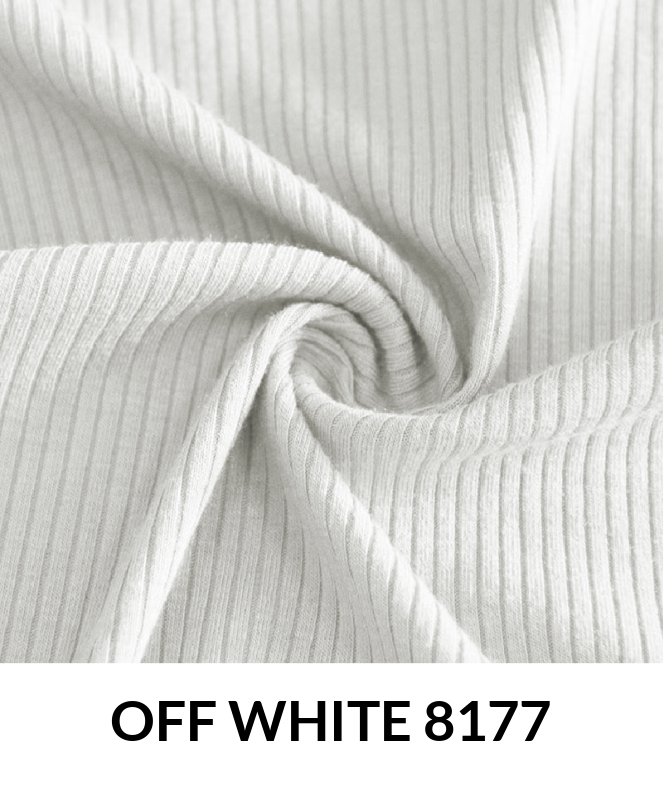 4 X 2 Rib 180 Gsm Rayon Modal Fabric - Solid RB42, 180 Gsm