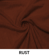 Rayon Spandex 185 GSM 8X5 Rib Fabric - Ribbed Knit, 185 GSM