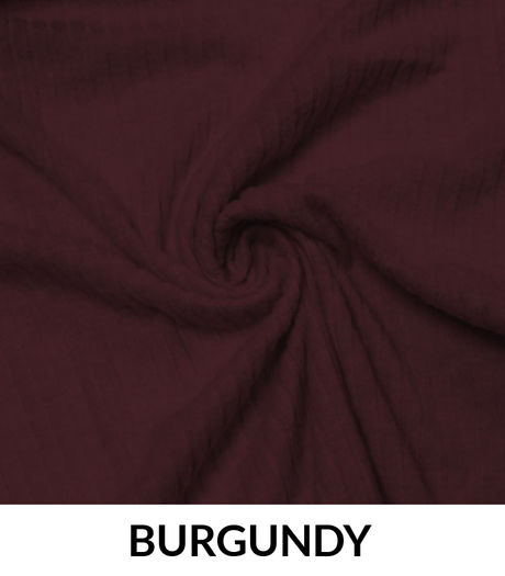 Rayon Spandex 185 GSM 8X5 Rib Fabric - Ribbed Knit, 185 GSM