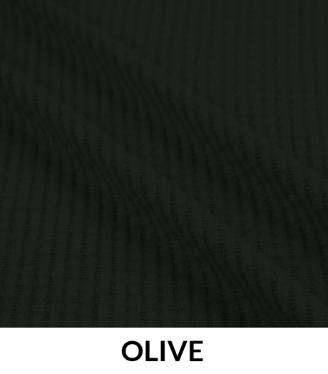 Thermal Waffle Brushed Style VLA724 WF21 Fabric - Thermal Waffle, Brushed Texture, White