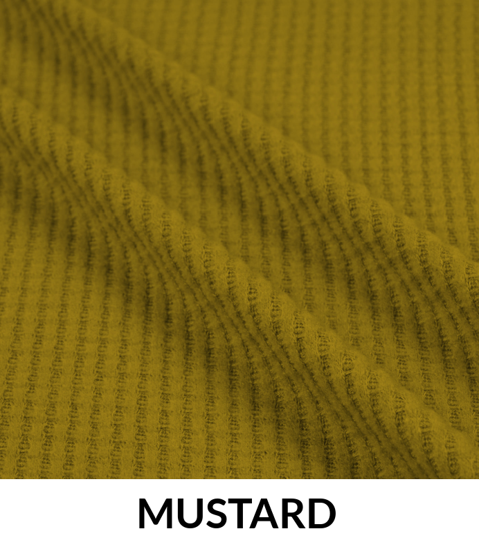 Thermal Waffle Brushed Style VLA724 WF21 Fabric - Thermal Waffle, Brushed Texture, White