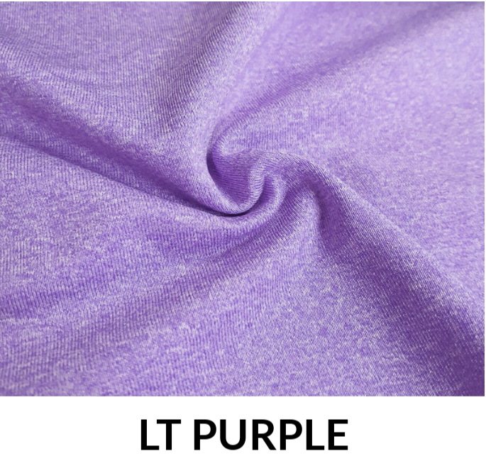 VLA730 Anti-Microbial Heather Look Polyester Spandex Fabric - Heather Look, 265 GSM