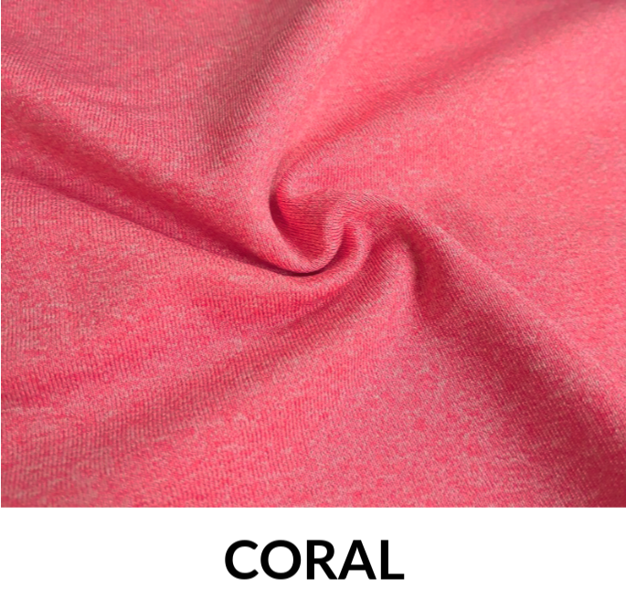 VLA730 Anti-Microbial Heather Look Polyester Spandex Fabric - Heather Look, 190 GSM