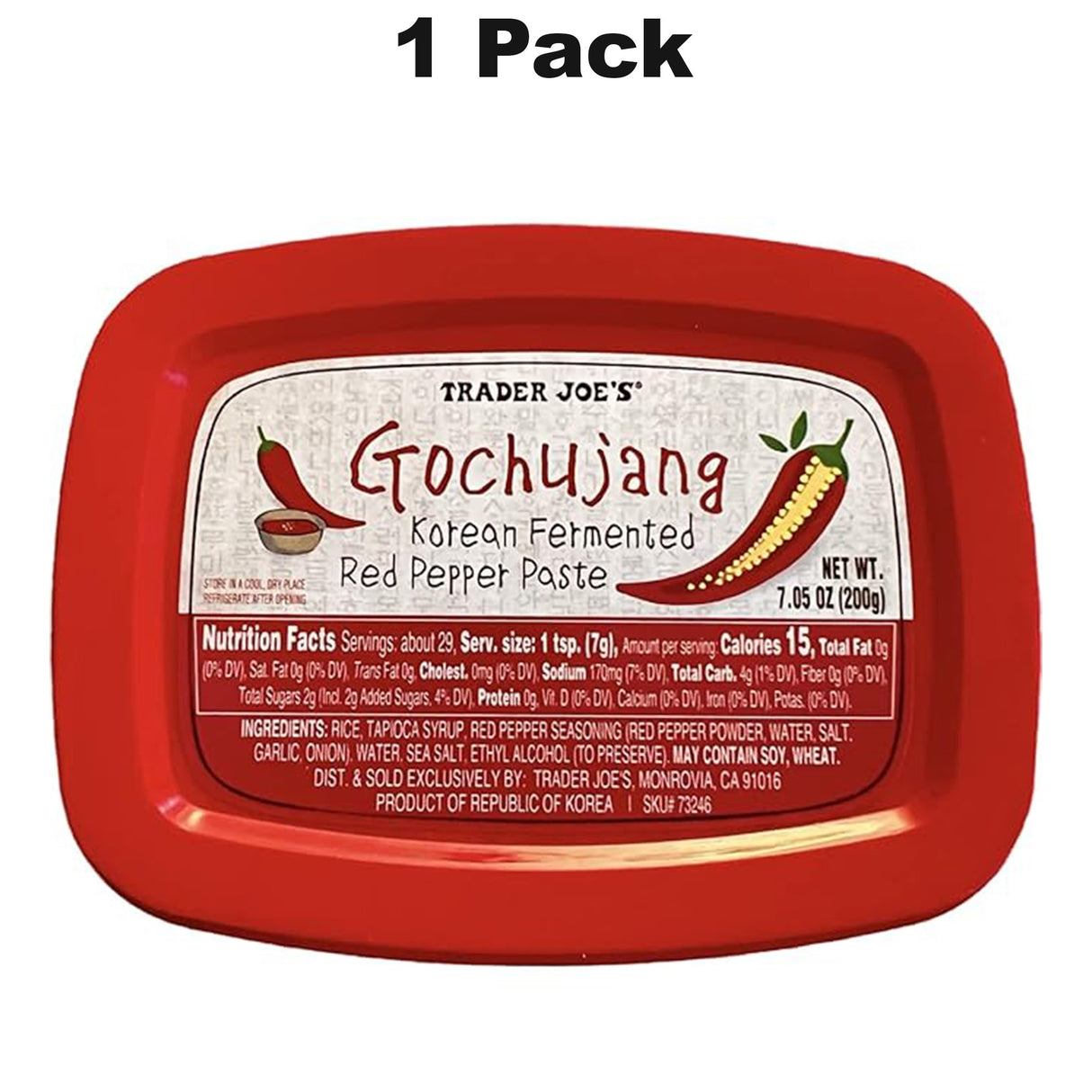 Trader Joe’s Gochujang Korean Fermented Red Pepper Paste