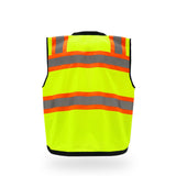 Contrast Safety Vest  10 pack  100% polyester