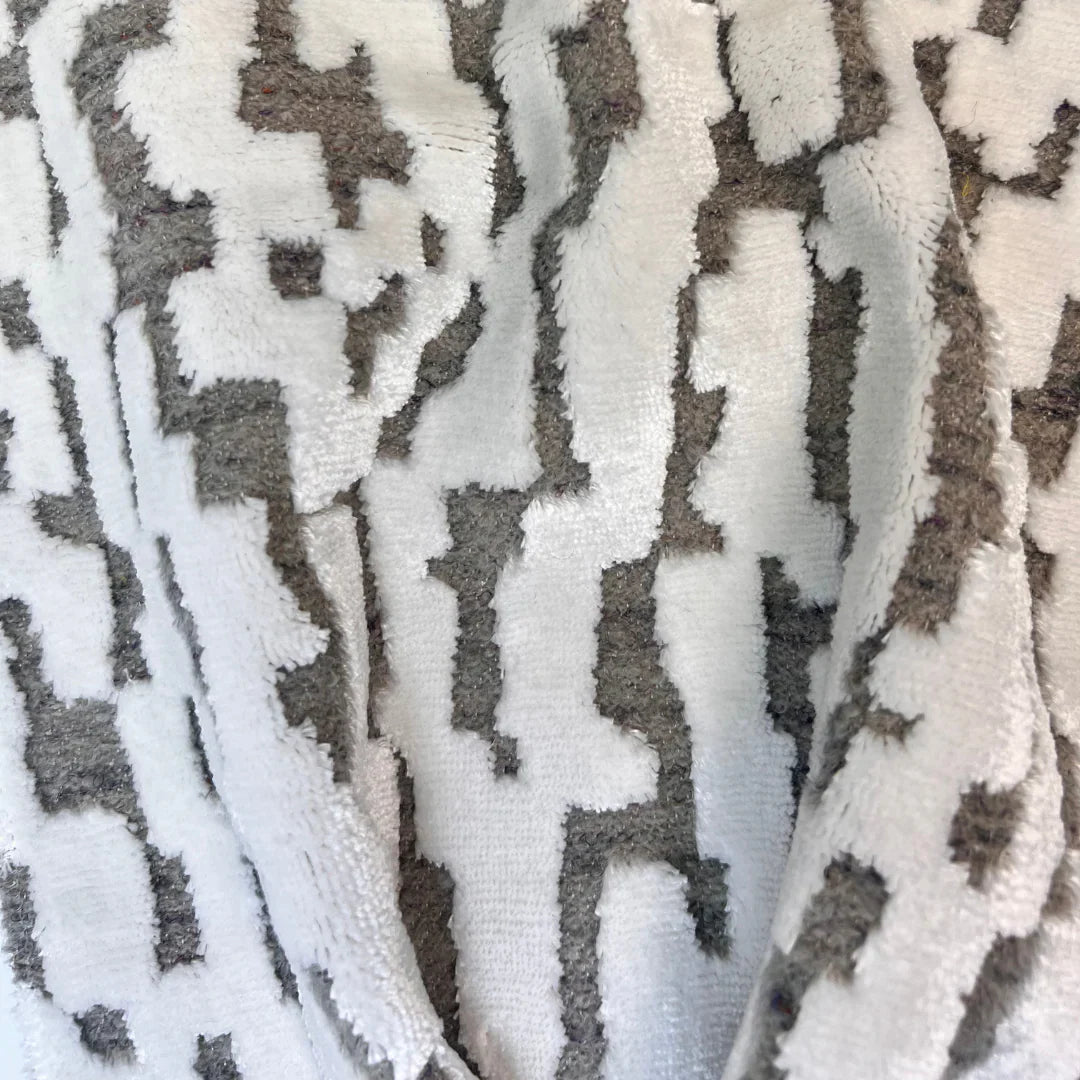 Cut Velvet Upholstery Fabric Valero Kuba Pattern