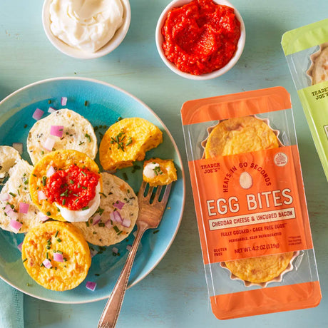 Trader Joe’s Egg Bites Cheese, Spinach & Kale 4.2 Oz