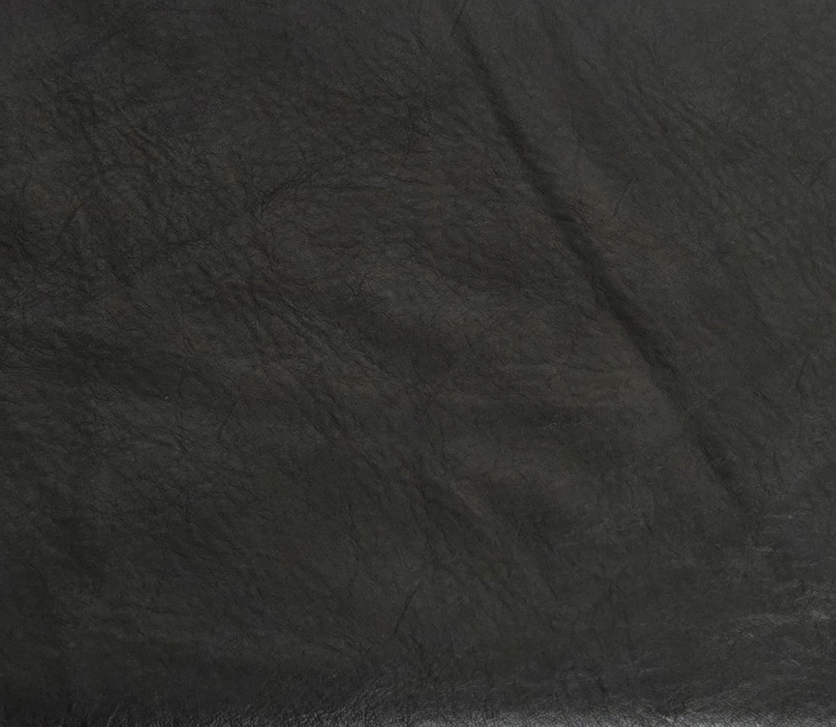 Faux Fur Vegan Leather Black Knit