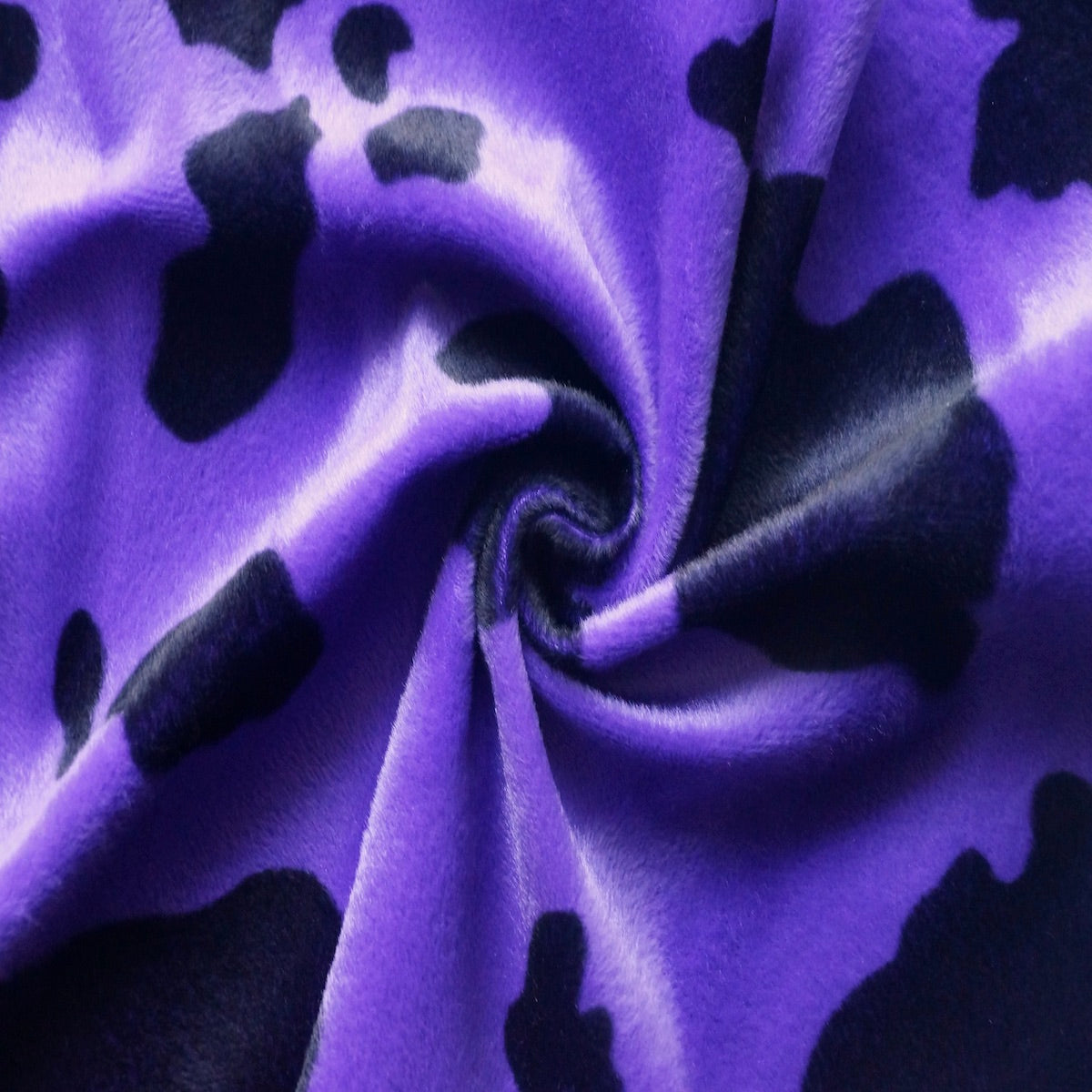 Faux Fur Cow Print Velboa Fabric