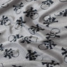 Faux Fur Skull Print Fabric 60" Wide