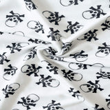 Faux Fur Skull Print Fabric 60" Wide
