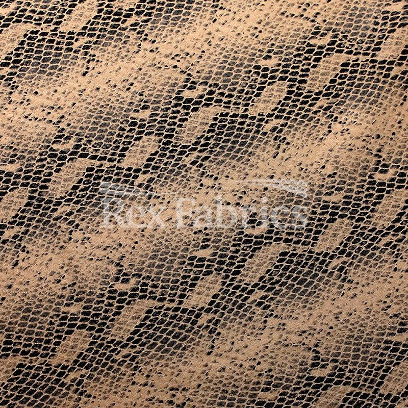 Venom Clear Dot Nylon Spandex Fabric - Multiple Colors Snakeskin Print, 58/60" Width (1 Yard)