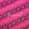 Venom Clear Dot Nylon Spandex Fabric - Multiple Colors Snakeskin Print, 58/60" Width (1 Yard)