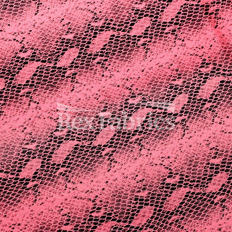 Venom Clear Dot Nylon Spandex Fabric - Multiple Colors Snakeskin Print, 58/60" Width (1 Yard)