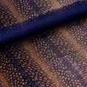 Venomous Foil Printed Stretch Velvet Fabric - Black And Gold Foil Print, 58/60" Cut Width, 50/52" Usable Width, 350 GSM (1 Yard)