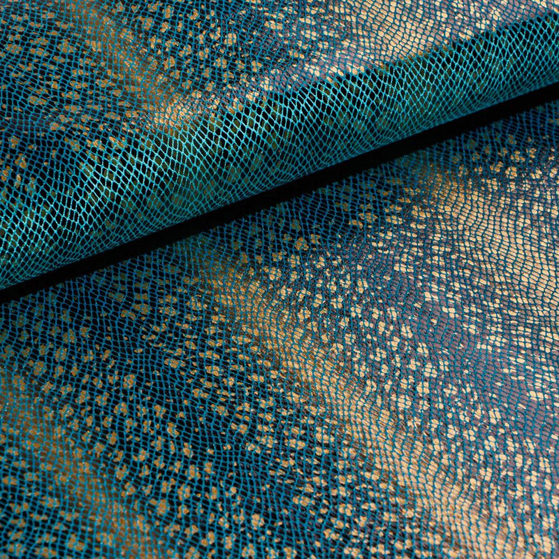 Foil Printed Stretch Velvet