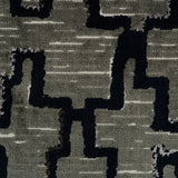 Cut Velvet Upholstery Fabric Venturo Geometric Pattern