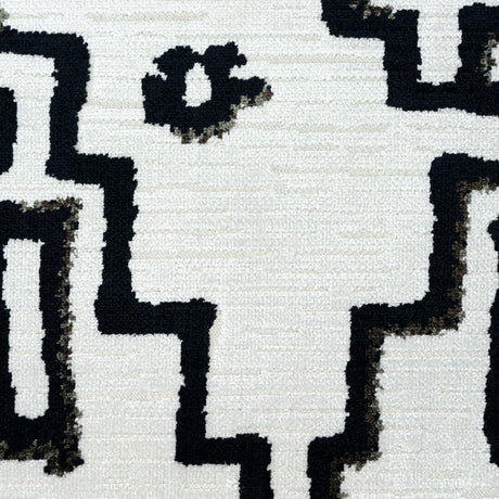 Cut Velvet Upholstery Fabric Venturo Geometric Pattern