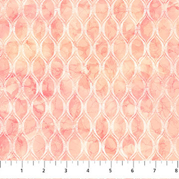 Cotton Fabric Veranda Lattice Pink 44/45"