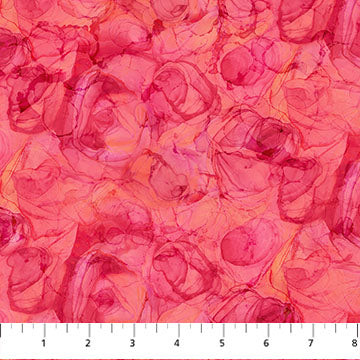 Cotton Fabric Veranda Texture Hot Pink 44/45"