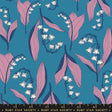 Quilting Cotton Verbena Lily Valley Chambray Dark Blue Ruby Star Society