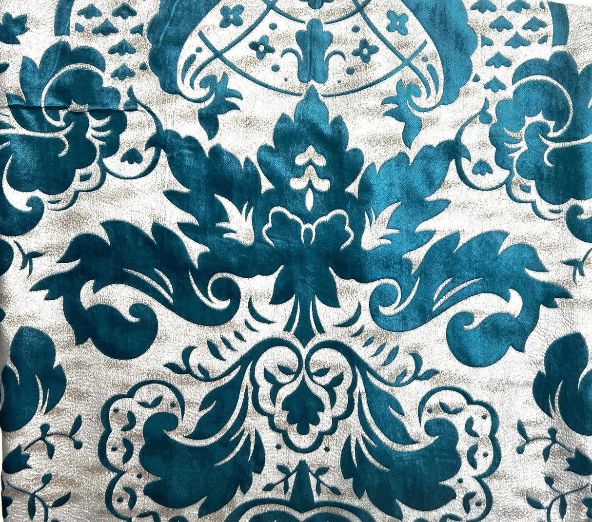 Velvet Fabric Verona Full Silk Printed Aluminium