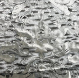 Velvet Fabric Verona Full Silk Printed Aluminium