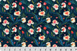 Minky Cuddle Fabric Vibrant Whispering Blooms Nightshade
