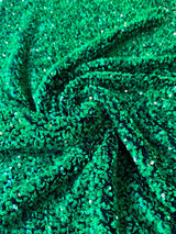 Sequin on Velvet Stretch Fabric