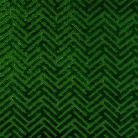 Burnout Velvet Upholstery Fabric Geometric Arrow Pattern
