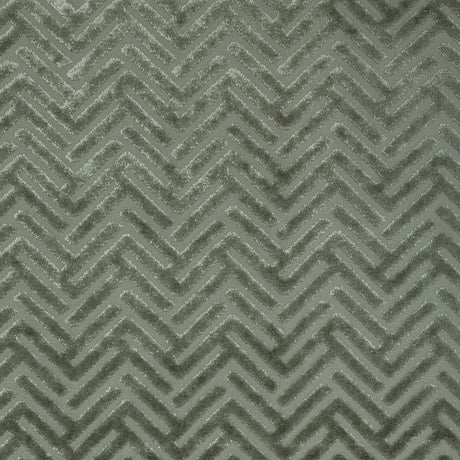 Burnout Velvet Upholstery Fabric Geometric Arrow Pattern