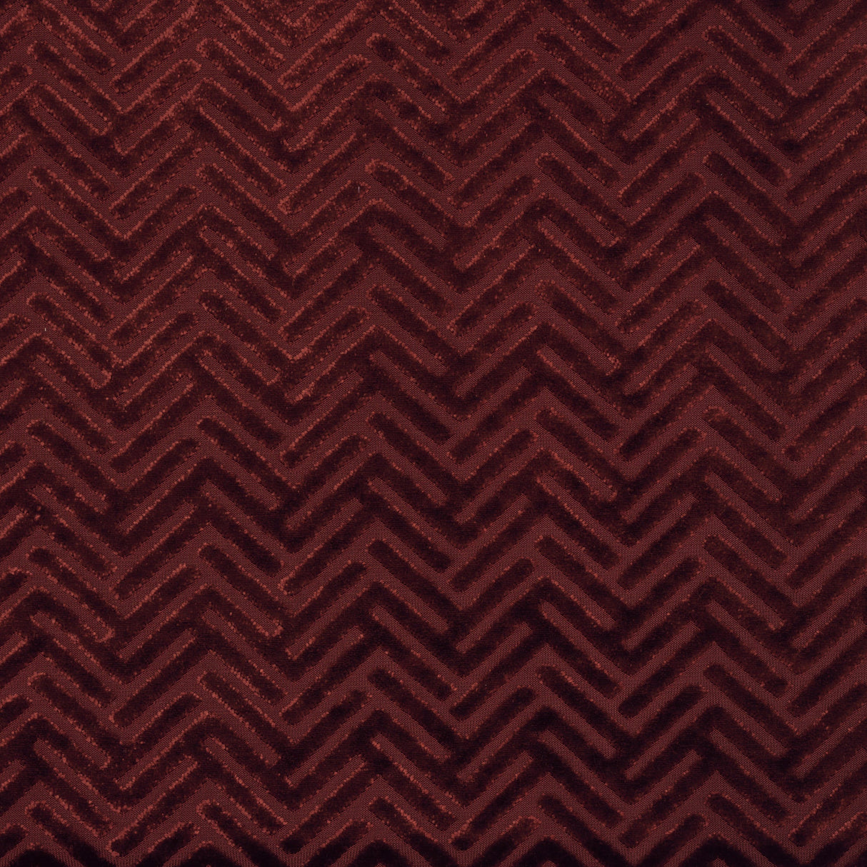 Burnout Velvet Upholstery Fabric Geometric Arrow Pattern