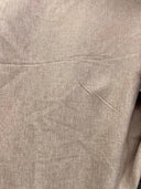 1 yarda de tela vintage de lino bicolor | textura de arpillera falsa | estilo lino 100% poliéster | ancho 58–60" | tonos neutros y tierra