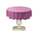 Tablecloth Dull Bridal Satin Fabric - 54" Round, Color Options (1 Piece)