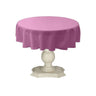 Tablecloth Dull Bridal Satin Fabric - Solid Color, 58" Round (1 Piece)