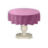 Tablecloth Dull Bridal Satin Fabric - Solid Color, 42" Round (1 Piece)
