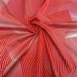 Vision Holographic Spandex Fabric - Black/Silver Holo, 54" Width (1 Yard)