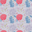 Quilting Cotton Visions Silhouette Bloom Pink Pop Paintbrush Studio