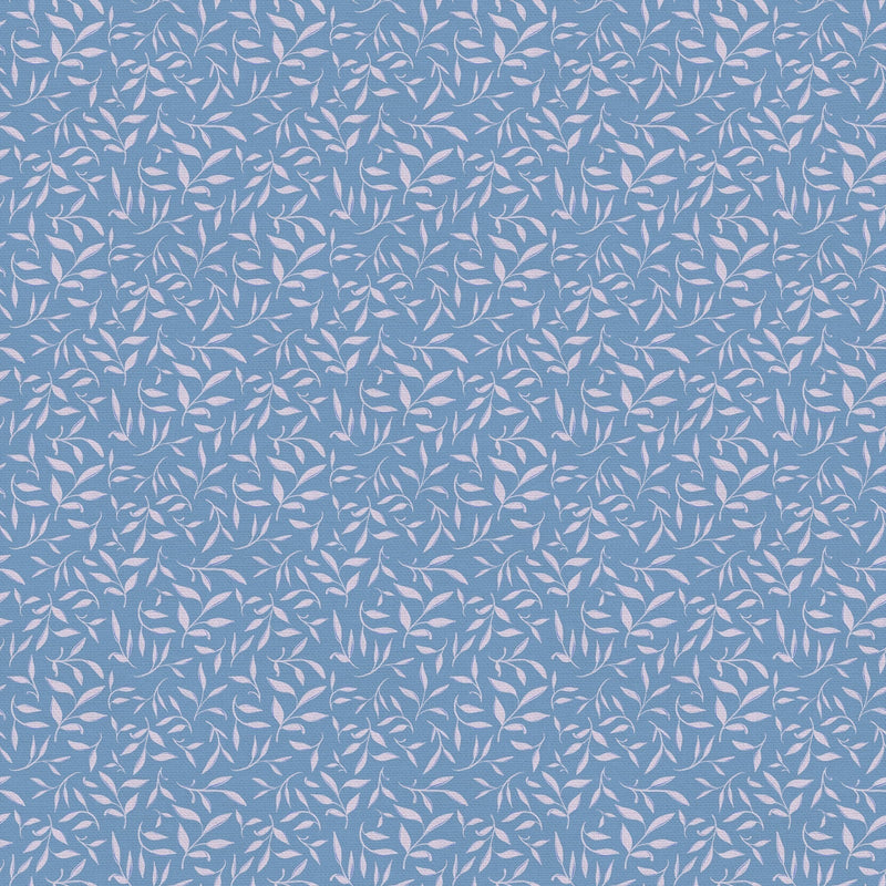 Quilting Cotton Visions Vines Blue Paintbrush Studio