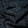 Vivian Glitter Printed Stretch Velvet Fabric - Black/Copper, Black/Olive, Black/Green, Black/Pink, Black/Blue Multicolored, Black/Multicolored, Black/Fuchsia Multicolored, 58/60" Width (1 Yard)
