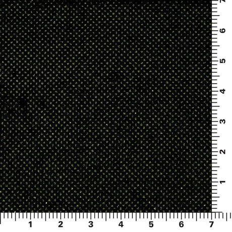 Glitter Printed Stretch Velvet Black Fabric
