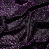 Vivian Glitter Printed Stretch Velvet Fabric - Black/Copper, Black/Olive, Black/Green, Black/Pink, Black/Blue Multicolored, Black/Multicolored, Black/Fuchsia Multicolored, 58/60" Width (1 Yard)