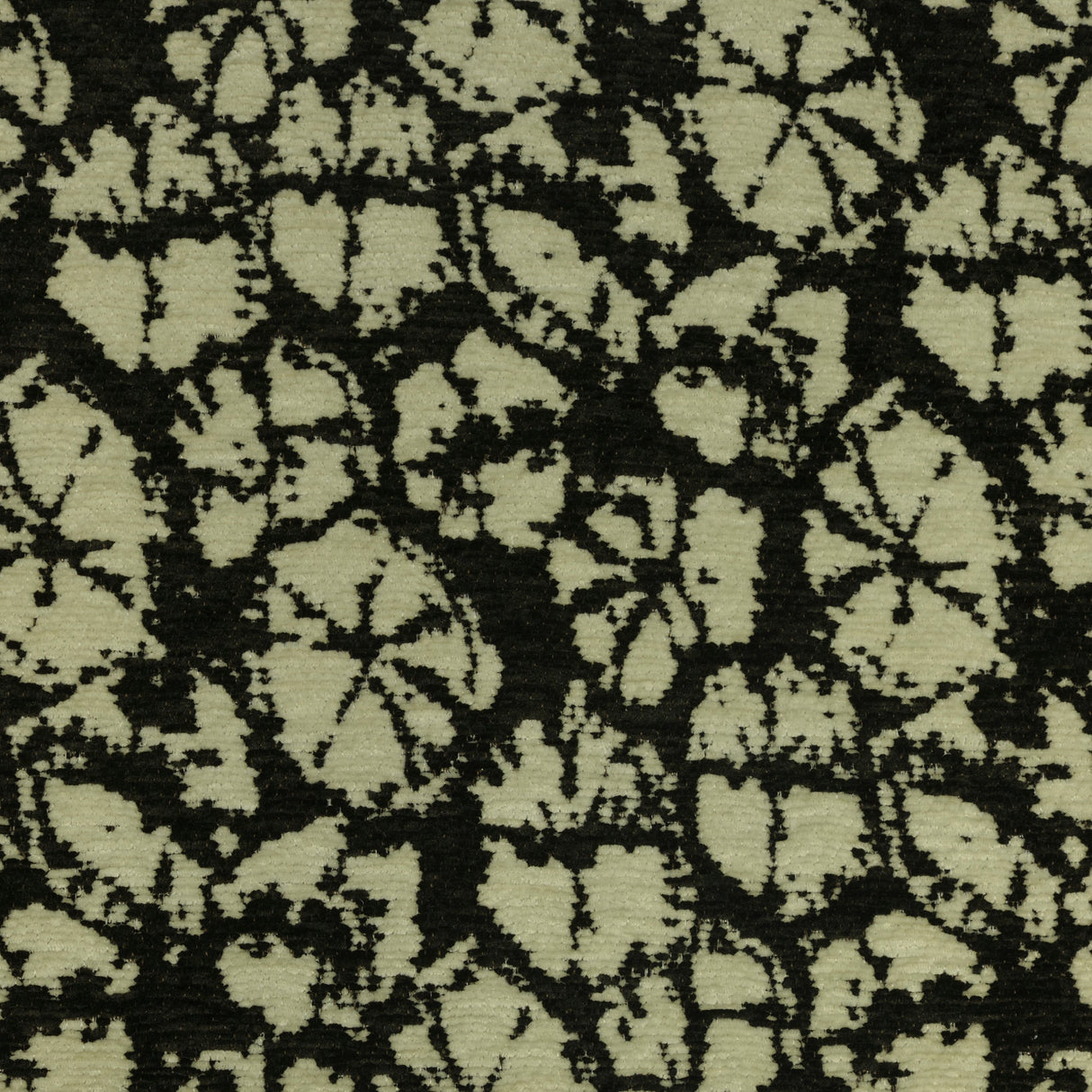 Chenille Jacquard Upholstery Fabric Vivian Flower Theme