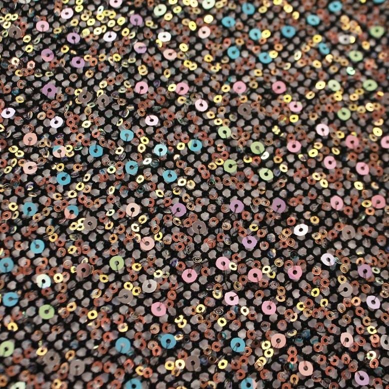 Stretch Netting Sequin Fabric