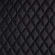 Black Grain Texture Quilted Vinyl Fabrics,
