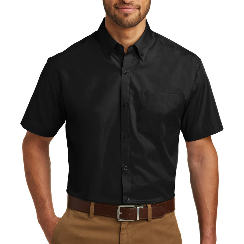 Short Sleeve Carefree Poplin Shirt