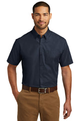 Port Authority® Short Sleeve Carefree Poplin Shirt