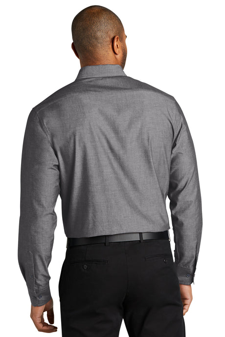 Port Authority® Long Sleeve Chambray Easy Care Shirt