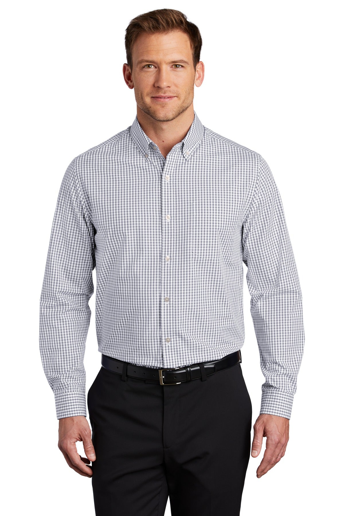 Port Authority ® Broadcloth Gingham Easy Care Shirt